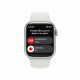 Älykello Apple Watch Series 8 GPS, 41 mm hopea alumiinikotelo valkoisella urheilurannekkeella - tavallinen / MP6K3UL/A