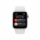 Älykello Apple Watch SE GPS + Cellular 44mm Silver Aluminium Case with White Sport Band - 2nd Gen MNQ23UL/A