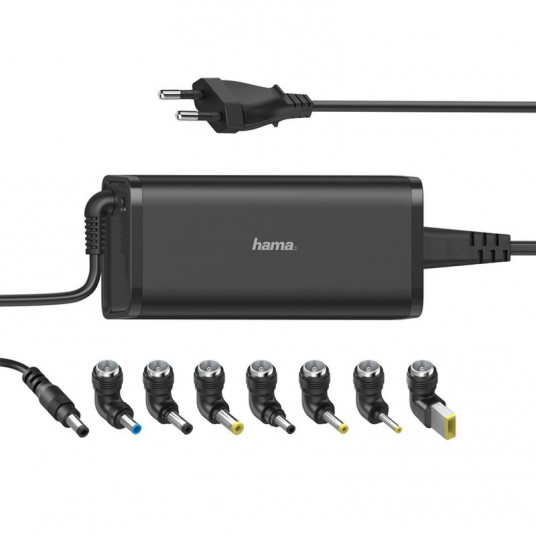 Hama kannettavan tietokoneen virtalähde 15-19V/90W