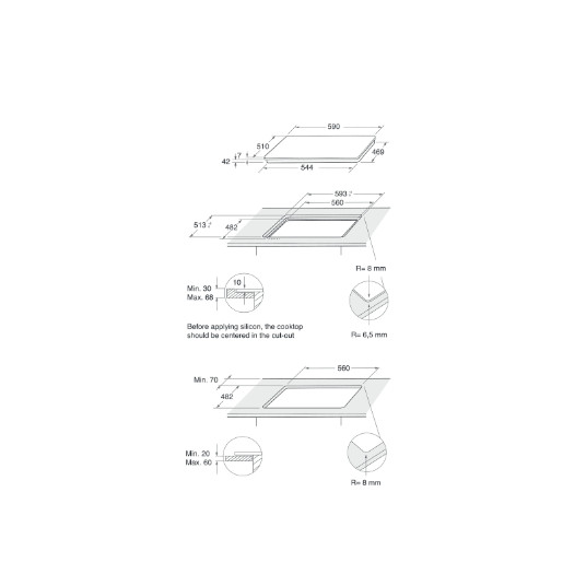 Kaasuliesi Whirlpool AKT 616/NB