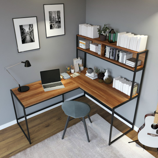 Pöytä Hanah Home L203 - Pähkinä