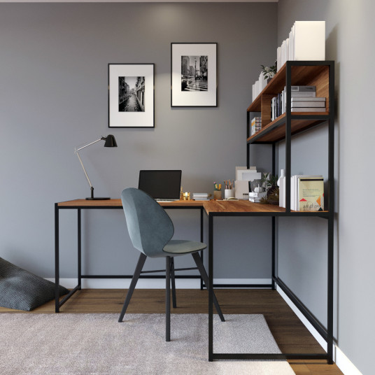 Pöytä Hanah Home L203 - Pähkinä