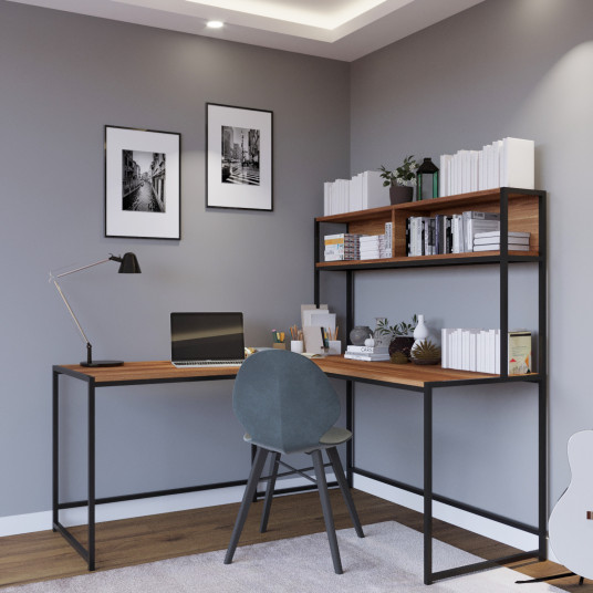 Pöytä Hanah Home L203 - Pähkinä