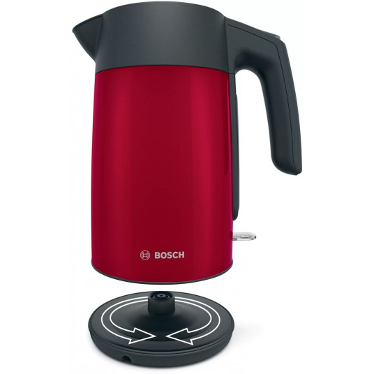 Vedenkeitin "Bosch" TWK 7L464, 2400 W, 1,7 l, punainen