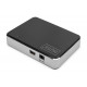 Digitus DA-70220 liitäntäkeskitin USB 2.0 Mini-B 480 Mbit/s musta, hopea