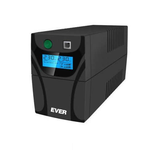 Ever EASYLINE 850 AVR USB "Line-Interactive" 0,85 kVA 480 W 2 AC ulostulo(t)
