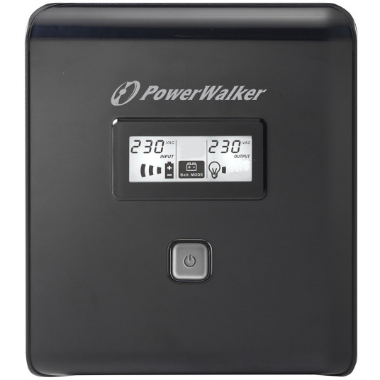 PowerWalker VI 1000 LCD 1 kVA 600 W 4 AC lähtö(ä)