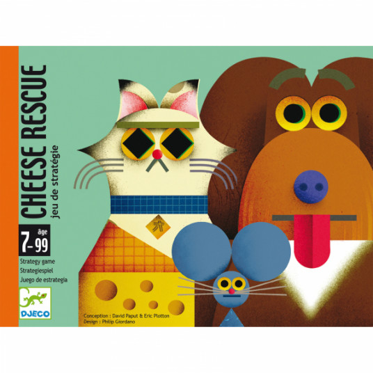 Djeco Card Game - Cheese Rescue DJ05149