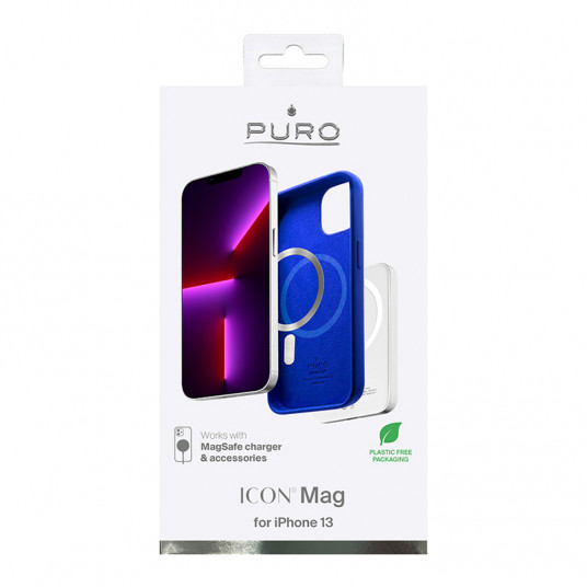 Icon Mag kotelo PURO iPhone 13 Magsafe, sininen / IPC1361ICONMAGDKBL