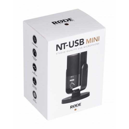 RØDE NT-USB mini musta pöytämikrofoni