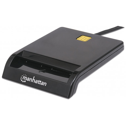 Manhattan 102049 Smart Card Reader Sisäinen USB USB 2.0 Musta