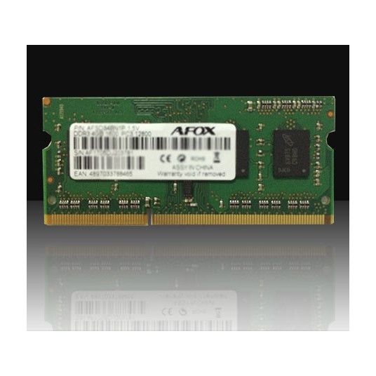 AFOX SO-DIMM DDR3 4GB muistimoduuli 1600 MHz