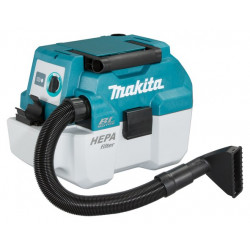 Makita DVC750LZX1 pölynimuri Sininen, Valkoinen 7,5 L 55 W