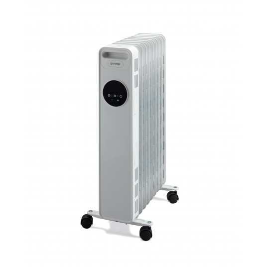 Gorenje Heater OR2000E öljytäytteinen jäähdytin, 2000 W, Soveltuu enintään 15 m²:n huoneisiin, Valkoinen