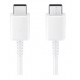 Kaapeli Samsung C to C Cable Max. 3A, USB 2.0 White