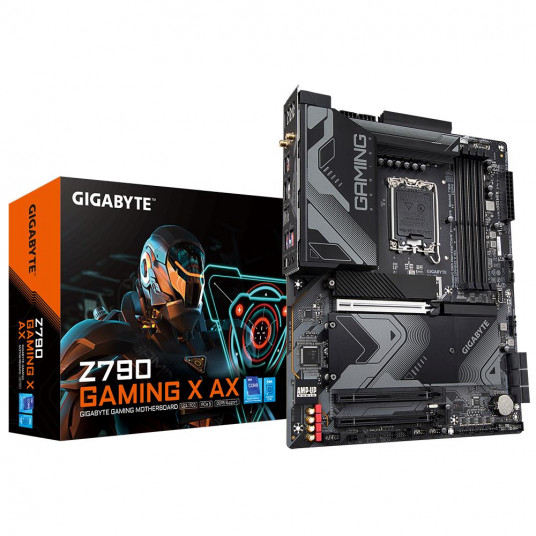 Emolevy|GIGABYTE|Intel Z790|LGA1700|ATX|Muisti DDR5|Muistipaikat 4|1xPCI-Express 4.0 16x|1xPCI-Express 5.0 16x|4xM.2|1xHDMI|1xDisplayPort|4xUSB | /PDIF|1xRJ45|2xAudioportti|Z790GAMINGXAX1.0