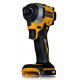 DEWALT DCF850NT-XJ sähköinen ruuvimeisseli tai iskutyökalu 1/4" 18V musta, keltainen