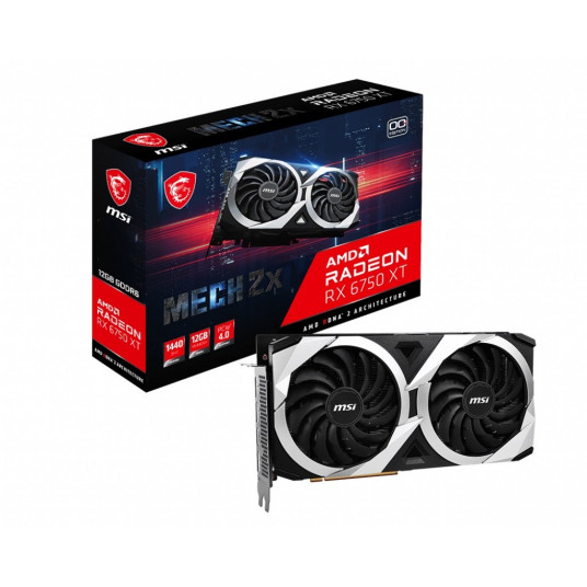 VGA PCIE16 RX6750XT 12GB GDDR6/RX 6750 XT MECH 2X 12G OC MSI