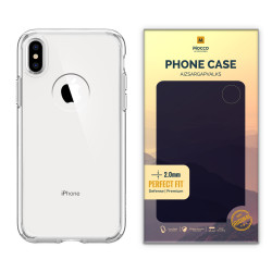 Mocco Original Clear Case 2mm silikonikotelo Apple iPhone XS Max Transparent -puhelimelle (EU Blister)