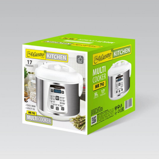 MULTICOOKER MAESTRO MR-792 17 ohjelmaa, 700 W