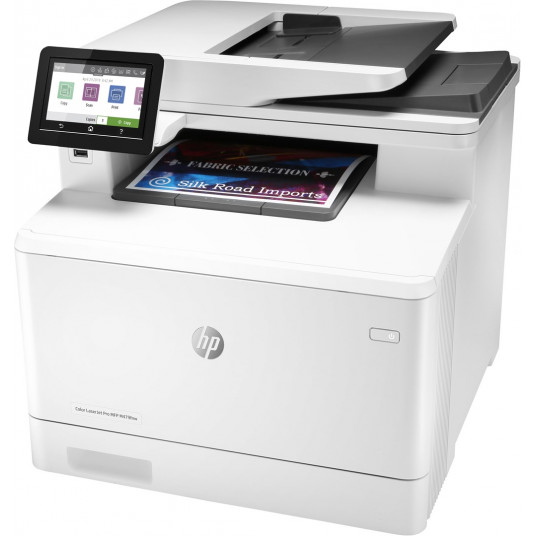 HP Color LaserJet Pro MFP M479fnw - tulosta, kopioi, skannaa ja faksaa; Skannaa sähköpostiin/kansioon/USB/pilveen; Jopa 50 000 sivun käyttömäärä; 750–4 000 suositeltu kuukausittainen sivumäärä; Gigabit Ethernet-verkko; Kaksikaistainen langaton verkko; Blu