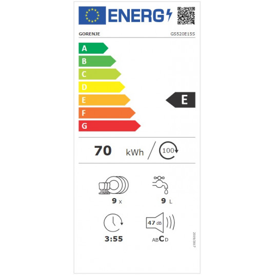 Astianpesukone GORENJE GS520E15S