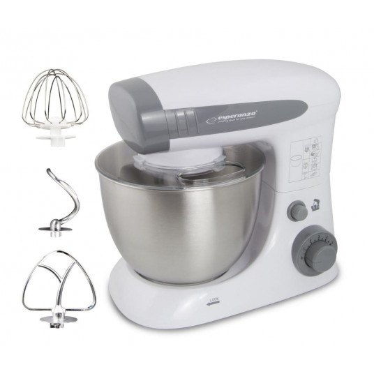 ESPERANZA COOKING ASSISTA EKM024 Monitoiminen planeetta monitoimikone 4 l valkoinen 800 W