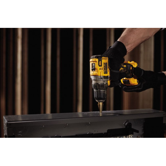 DEWALT DCD701D2-QW akkuporakone 2x 12V 2Ah XR TSTAK musta, keltainen