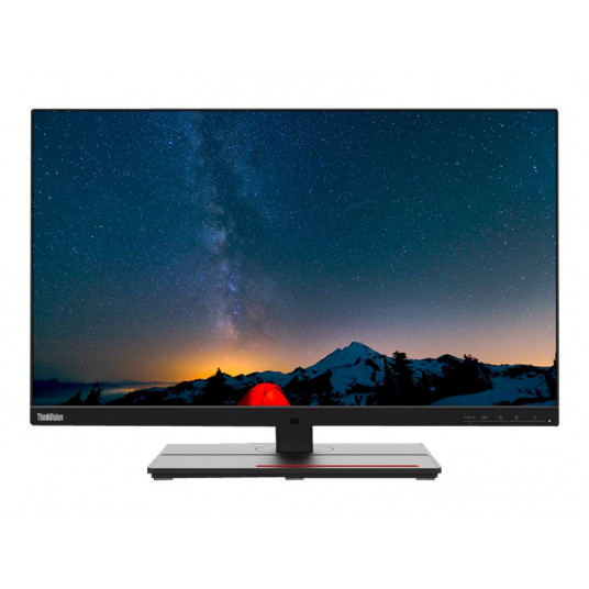 Lenovo ThinkVision P27u-20 27", IPS, 4K UHD, 16:9, 4 ms, 450 cd/m², Raven Black, 60 Hz, DisplayPorts määrä 1, 3840 x 2160, HDMI-portteja 2