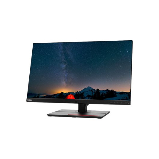 Lenovo ThinkVision P27u-20 27", IPS, 4K UHD, 16:9, 4 ms, 450 cd/m², Raven Black, 60 Hz, DisplayPorts määrä 1, 3840 x 2160, HDMI-portteja 2