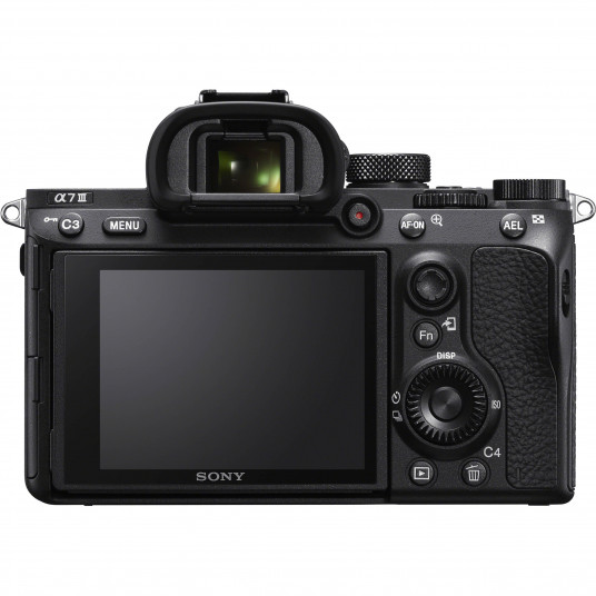 Järjestelmäkamera Sony A7 III Runko (musta) | (ILCE-7M3/B) | (α7 III) | (Alpha 7 III)