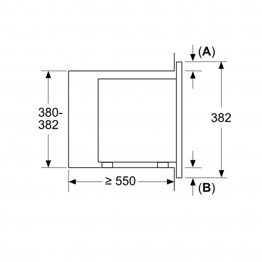 Sisäänrakennettu mikroaaltouuni Bosch BFL623MS3