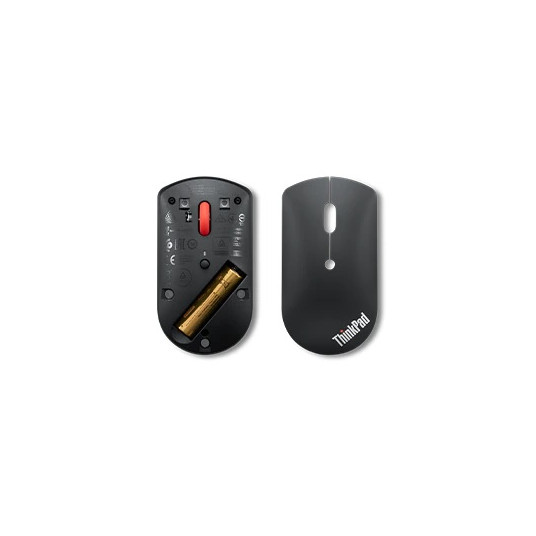 Lenovo ThinkPad Bluetooth Silent Mouse ilman akkua Musta, Bluetooth 5.0