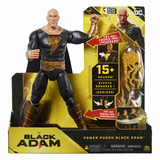 BLACK ADAM hahmo 12" Black Adam, äänillä, 6064881