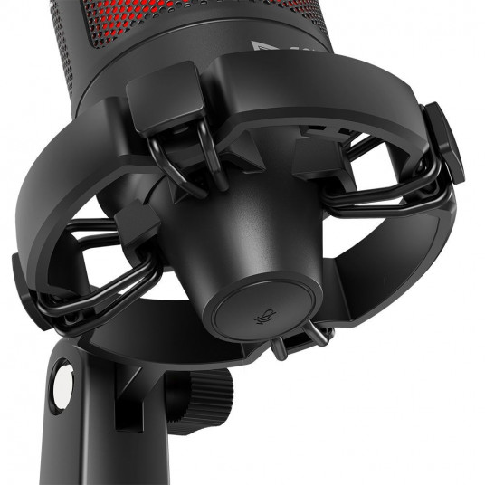 SAVIO langallinen pelimikrofoni valaistuksella, kolmijalka, USB, SONAR PRO