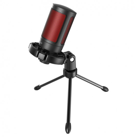 SAVIO langallinen pelimikrofoni valaistuksella, kolmijalka, USB, SONAR PRO
