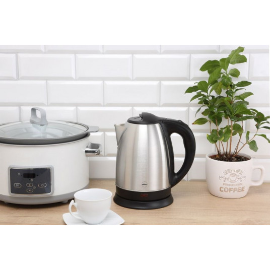 ELDOM Teräksinen vedenkeitin HUMI, 1800 W, tilavuus 1,7l, liesi