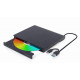 Gembird DVD-USB-03 Ulkoinen USB-DVD-asema, musta