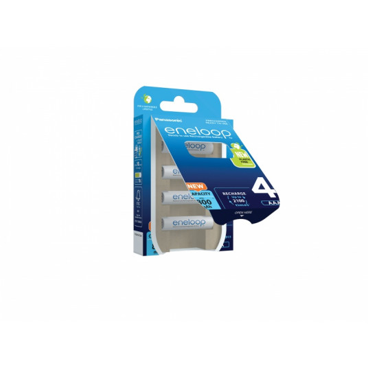 Ladattavat akut Panasonic ENELOOP BK-4MCDE/4BE, 800 mAh, 2100 (4xAAA)