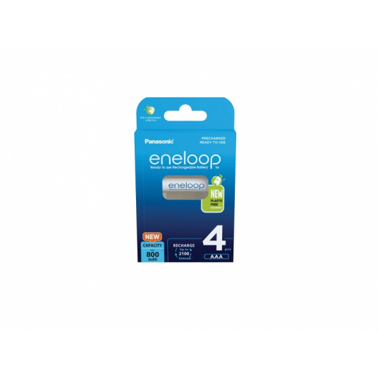 Ladattavat akut Panasonic ENELOOP BK-4MCDE/4BE, 800 mAh, 2100 (4xAAA)
