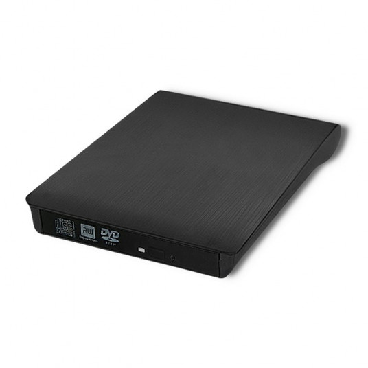 Qoltec 51857 ulkoinen DVD-RW-soitin | USB 3: 0 | Musta