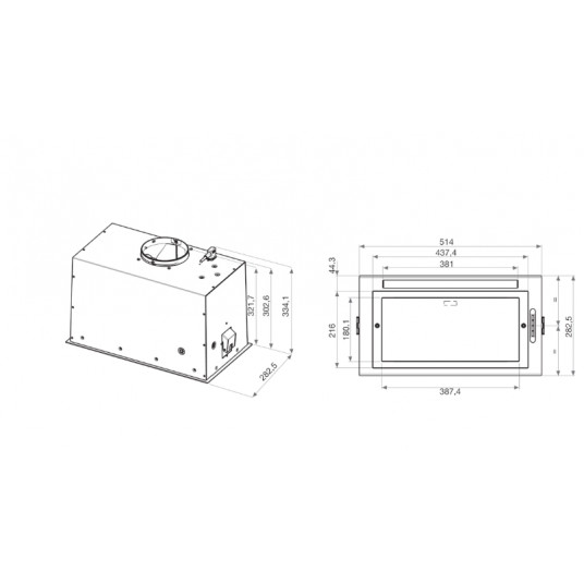 Huppu Whirlpool WCT3 64 FLB X