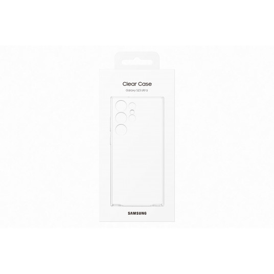 Kotelo Samsung Galaxy S23 Ultra Clear Cover, läpinäkyvä QS918CTE