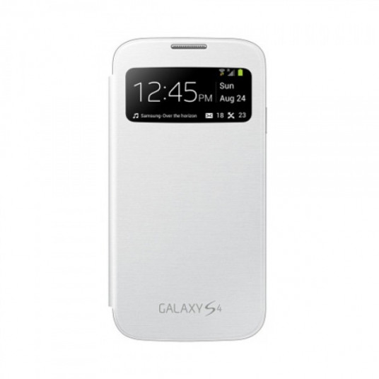 Kotelo Samsung S4 S-View Premium Cover valkoinen