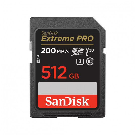 512GB SanDisk Extreme PRO SDXC 200MB/s