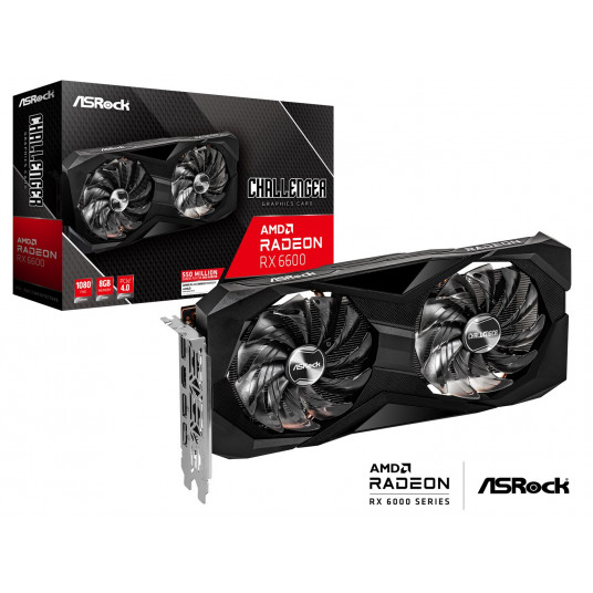 ASRock Radeon RX 6600 Challenger D 8GB GDDR6