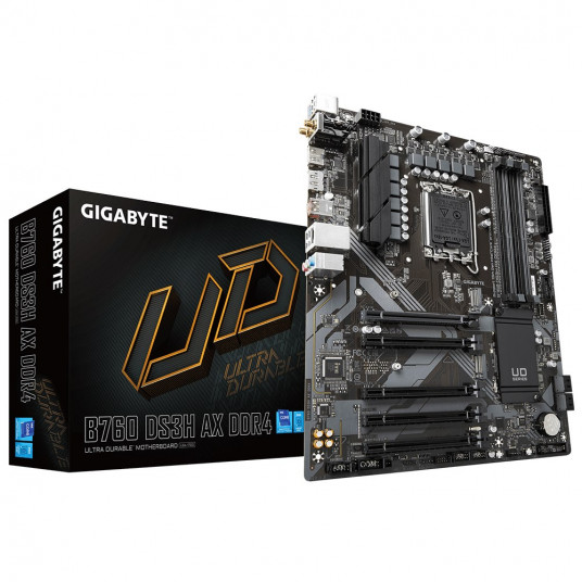 Gigabyte B760 DS3H AX DDR4 emolevy Intel B760 Express LGA 1700 ATX