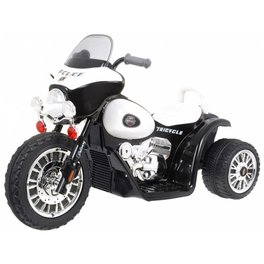 Harley Davidson sähköinen poliisimoottoripyörä, musta
