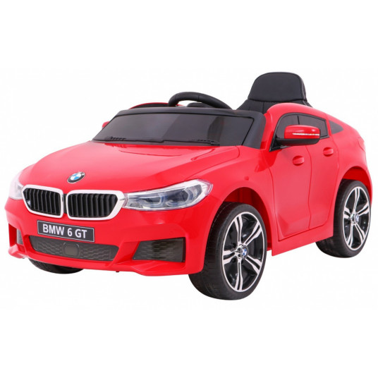 Yksipaikkainen sähköauto BMW 6 GT, punainen