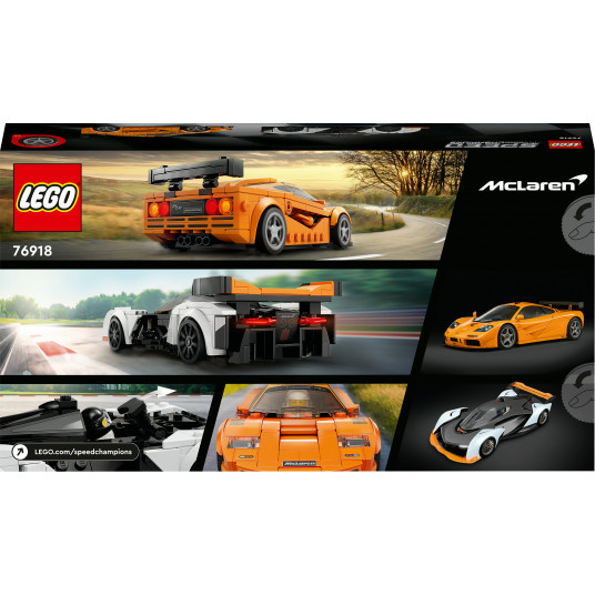 LEGO® 76918 SPEED CHAMPIONS McLaren Solus GT ja McLaren F1 LM